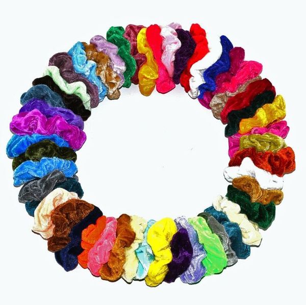 Velvet Elastic Hair Bands Hair Scrunchies Scrunchy Hair Ties Ropes