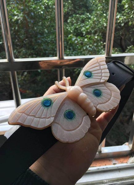 

2018 butterfly steel buckle g cowhide leather brand designer belts style brand belt business fashion men belts with box, Black;brown