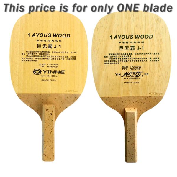 

original yinhe milky way galaxy j-1 j1 j 1 one layer ayous table tennis pingpong blade japanese penhold
