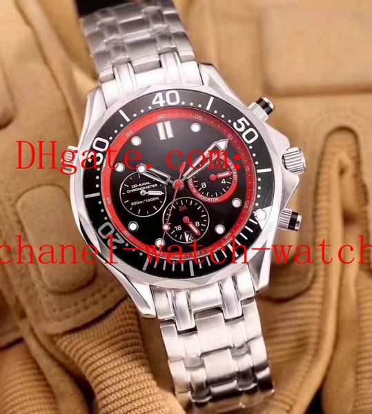 

limited edition diver chronograph quartz mens watch 212.30.44.50.01.002 stainless steel men's wrist watches, Slivery;brown