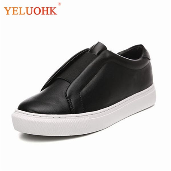 

flat shoes women slip on loafers women spring shoes, Black