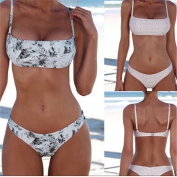 

2018 new bikinis women bikini 2018 set push-up padded bra swimsuit swimwear women bather suit brazilian swimming suit biquin 15, White;black