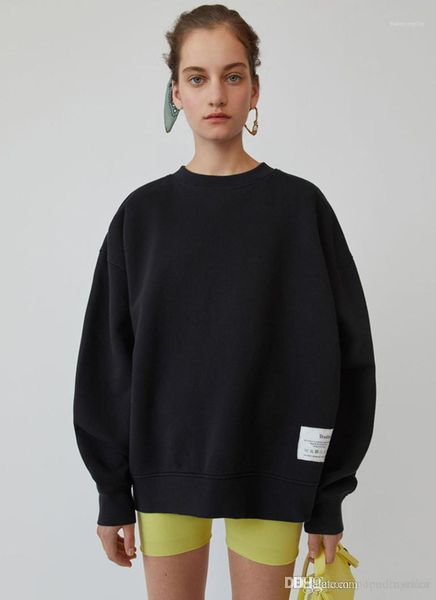 

hoodies autumn and winter add velvet round collar yarn silhouette hoodie womens long sleeve clothing new womens fashion, Black