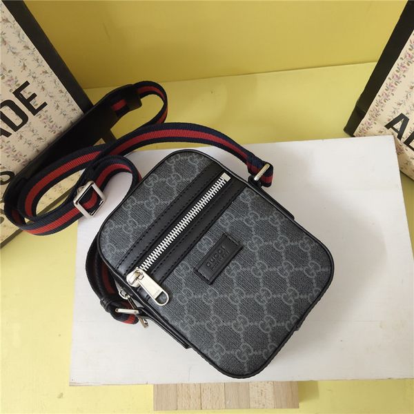 

zipper waist chest bags men real leather crossbody handbag messenger bag for man