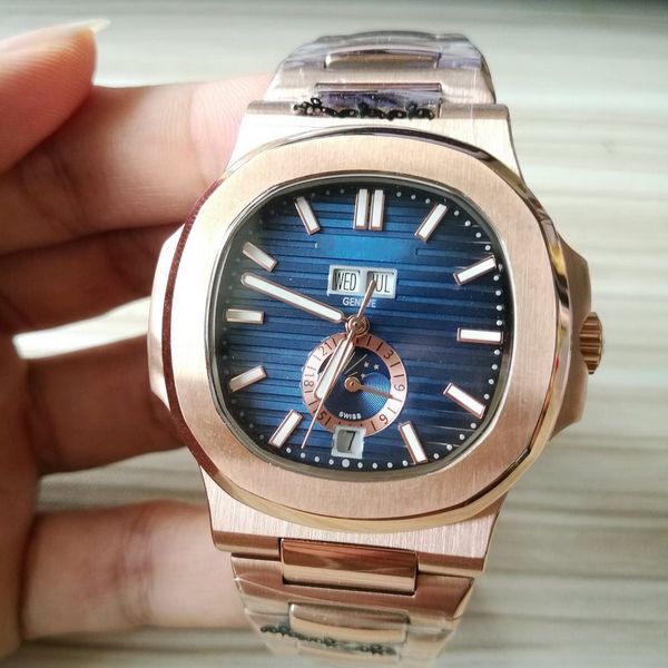 

watch pp mechanical automatic watch for men 5726 sports steel wristwatch mens fashion nautilus brand watches 2711, Slivery;brown