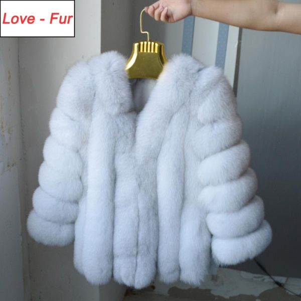 

new women 100% real fur coat long sleeves lady winter genuine fur jacket outwear girl luxury natural real coats, Black