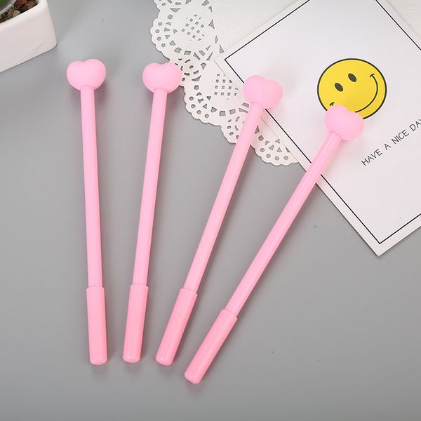 

40 pcs creative girl love neutral pen lovely cartoon study stationery fresh water office signature pen kawaii school supplies