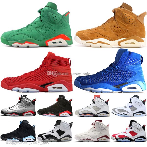 

2019 bred vi 6 6s mens basketball shoes infrared 23 3m reflective bugs bunny tinker black cat flint men sport sneakers designer trainers