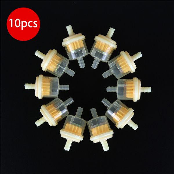 

new 10pcs engine inline carb car dirt bike oil gasoline liquid fuel filter for scooter motorcycle motorbike gas petrol filters