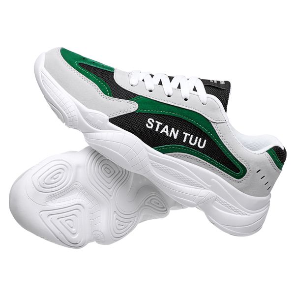 

homemade brand made in china leather women mens running shoes red blue white women mens trainers sports designer sneakers size 39-44, White;red