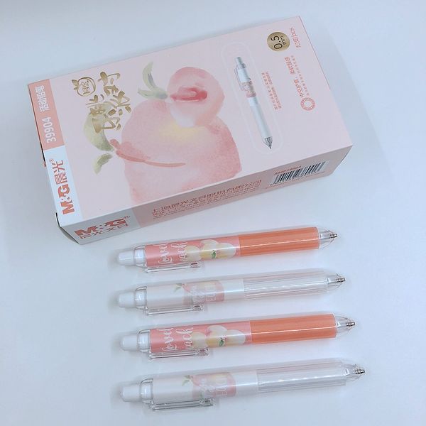 

m&g] (2 pieces/lot) student cute mechanical pencil 0.5mm 2b for kids drawing kawaii korean school stationery office supplies, Blue;orange