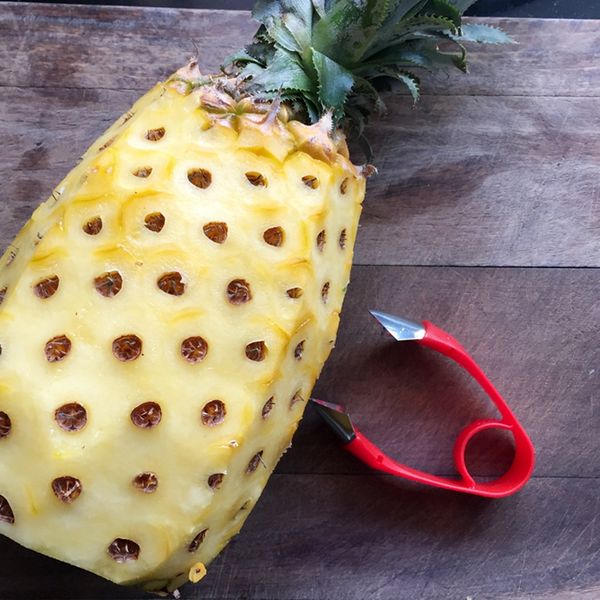 

stainless steel pineapple clip eye peeler z fruit pineapple vegetable accessories go v-shaped knife gadget kitchen
