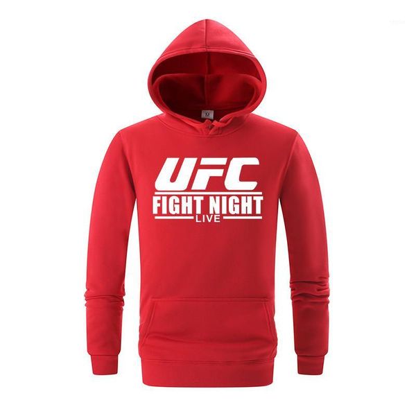 

толстовки весна осень одежда мода толстовки с капюшоном топы борьба ufc мужские, Black