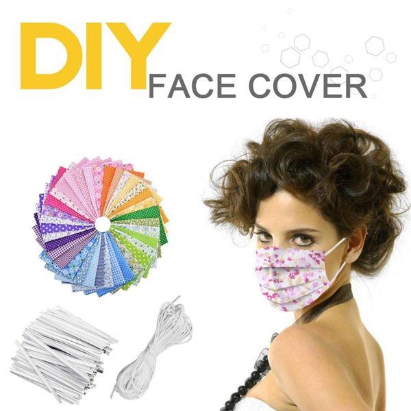 

38# diy cotton fabric bundle patchwork sewing face cover material self-made cloth fabric face cover sewing accessories