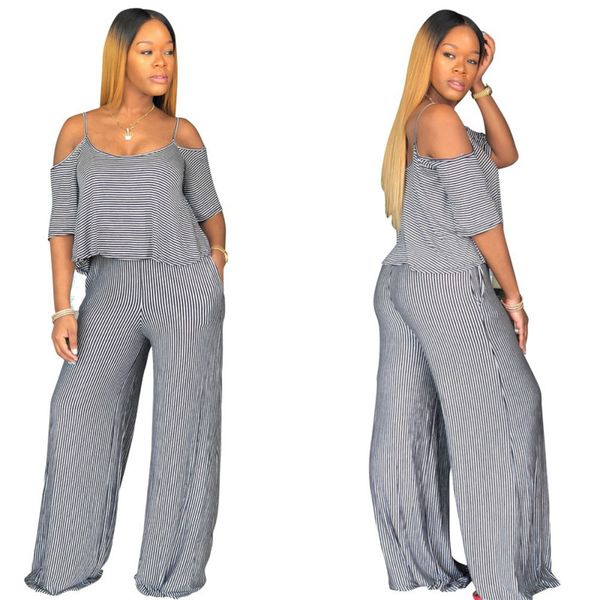 

new arrivals spring summer women jumpsuit bodycon playsuit bodysuit overalls rompers plus size striped solid casual jumpsuits, White