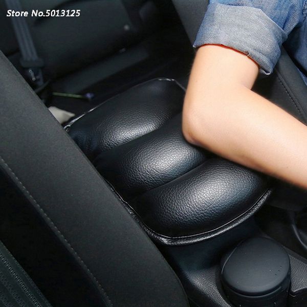 

car leather armrest mat pillow pad auto console box pads car arm rest cover for 3008 4008 5008 408 308 508