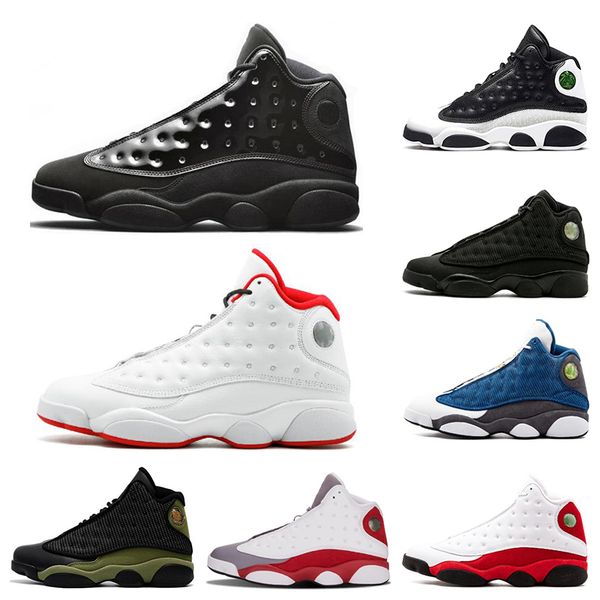 

fashion court purple 13 13s men basketball shoes he got game black cat melo class of 2003 dirty bred sports sneakers shoes 7-13
