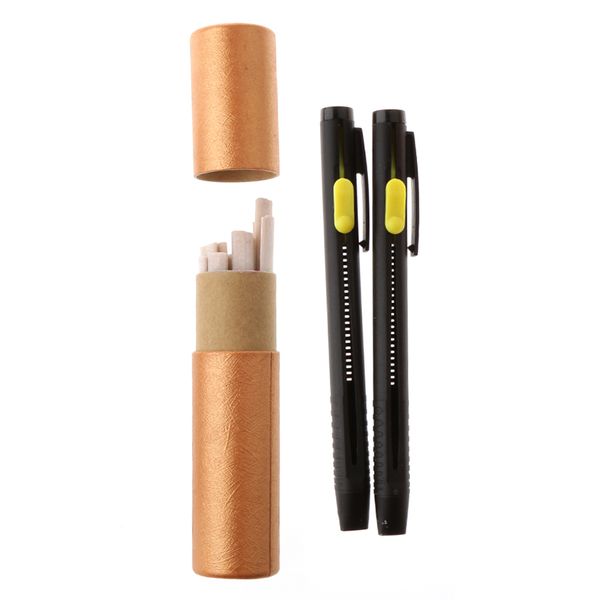 

1 компл портные мел ручка карандаш невидимый маркировочный мел для шитья пошива одежды маркировки на ткани ткани, Black