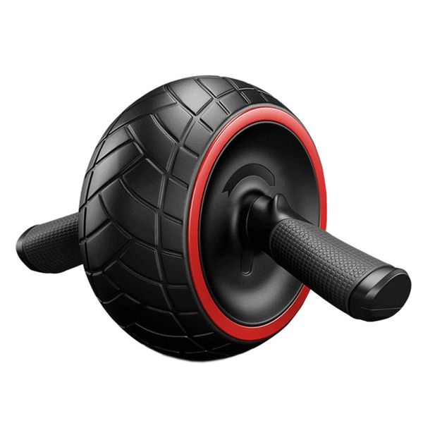 

no noise abdominal wheel round ab rollers for core trainer waist arm strength exercise body building press gym fitness