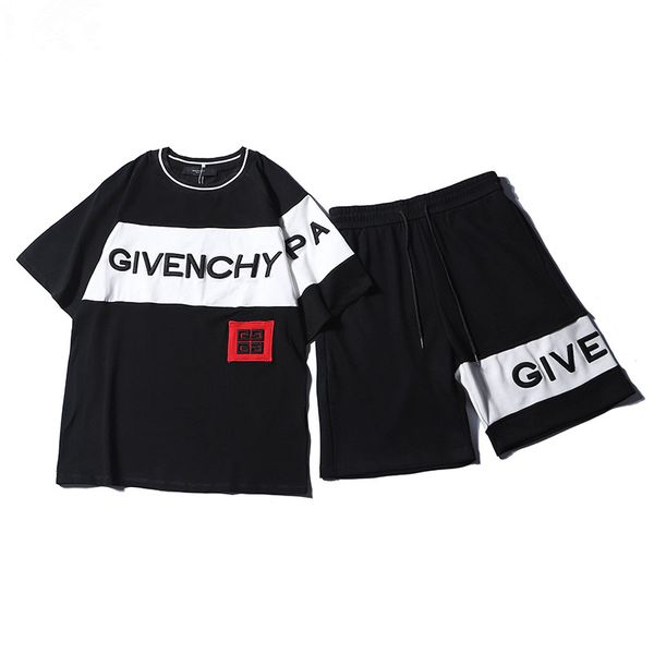 

Новый Дизайнерский Бренд Короткий Спортивный Костюм Высокого Качества Письмо Вы