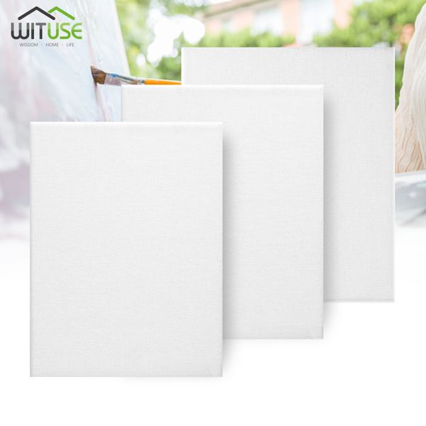 

1piece white cotton blank square artist canvas for canvas oil painting diy wooden board frame for primed oil acrylic paint