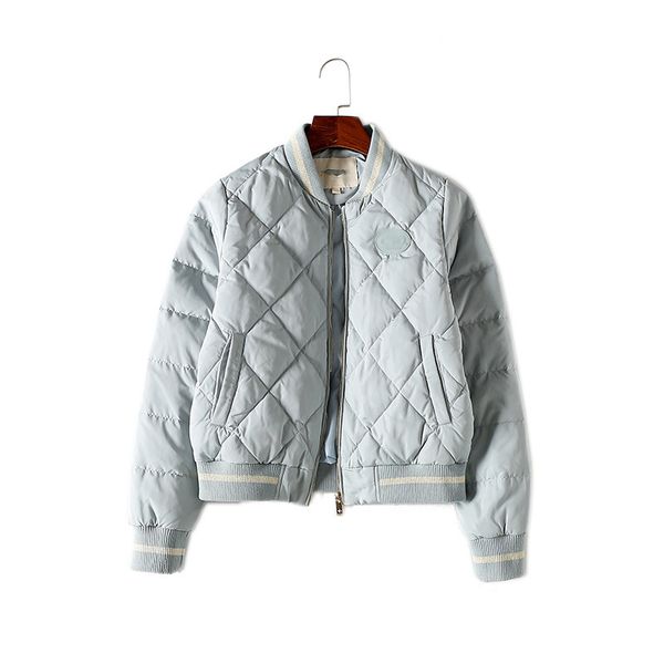 

поколение 2019 осень зима в корейском стиле сыпучие-fit теплый комфортная бейсбол равномерное короткие half-приготовленные вниз куртка enti, Black;white