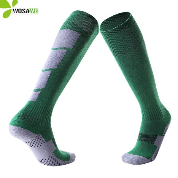 

breathable outdoor long soccer sports socks basketball mtb bike sneaker shoes bicycle running motocross downhill feet stockings, Black