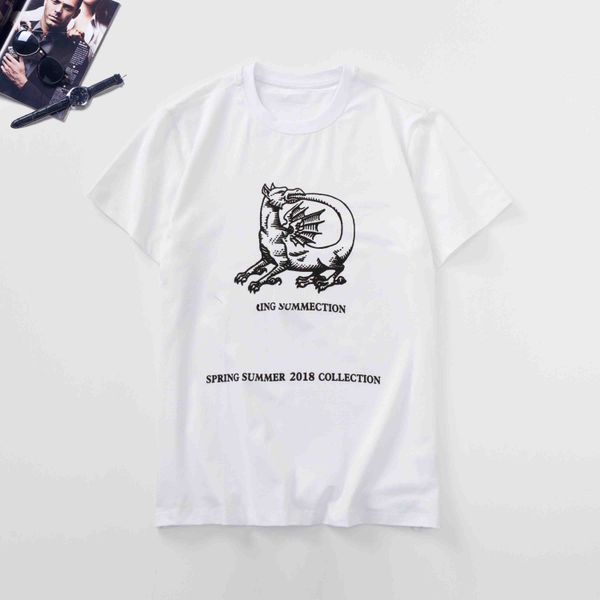 

2020s men designer t-shirt italian luxury brand cotton air shoes private custom leisure fashion platform boutique t-shirt/gc, White;black