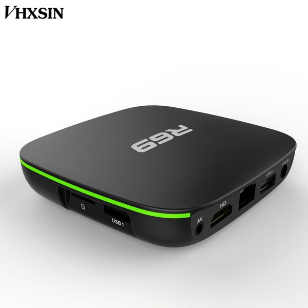 

r69 android 7.1 smart tv box allwinner h3 quad-core 2.4 g wifi set top box 1080p hd movie 1gb 8gb 2g 16g