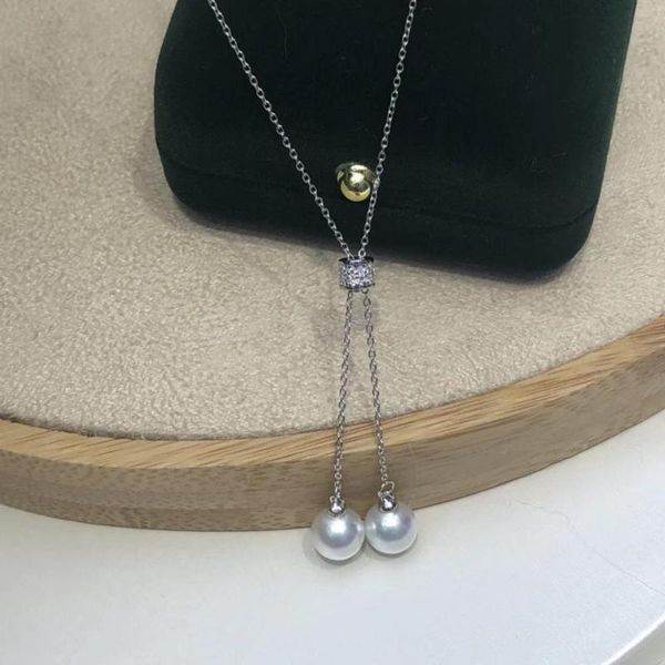 

new arrival 925 sterling silver necklace findings settings jewelry parts fittings for akoya edison pearls corals jades stones, Blue;slivery