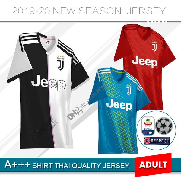 2019 2020 Juventus Home Soccer Jersey 1920 7 Ronaldo Dybala Soccer Shirt Marchisio Mandzukic Pjanic Bonucci Away Football Uniform From Homejersey