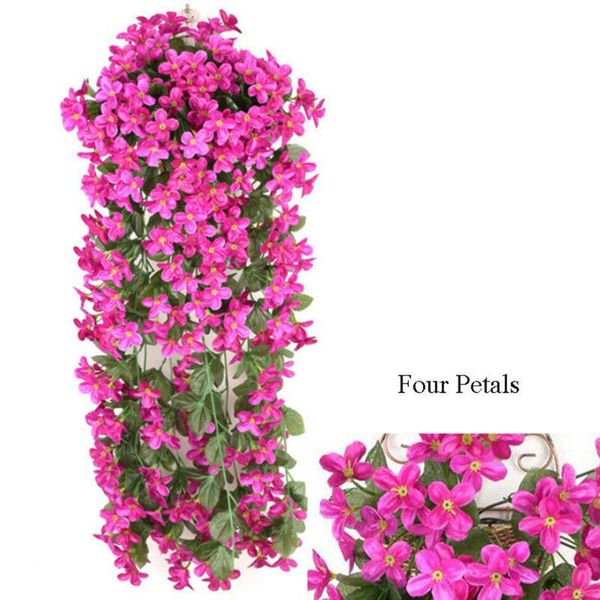 

artificial fake flowers ivy vine hanging garland plant wedding home decoration fake simulation flowers