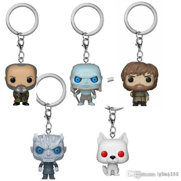 

cute lxh brandnew funko pocket pop keychain games thrones vinyl figure keyring toy funko pop