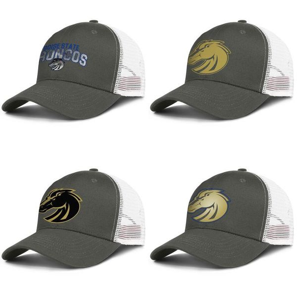 

boise state broncos золотой логотип мужские и женские регулируемые trucker meshcap golf sports персонализированные классические бейсболки co, Blue;gray