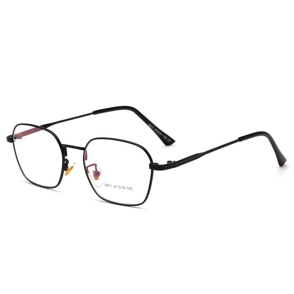 

wholesale-square retro eyeglass frame wholesale fashion decorated personalized myopia glasses frame, Silver