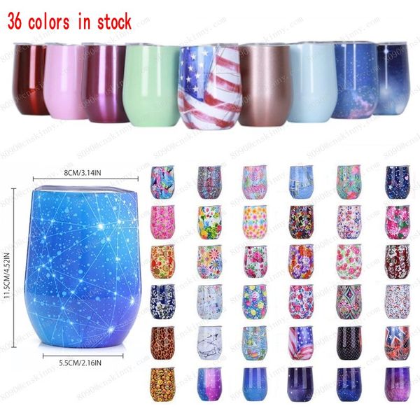 

12oz temle egg cup wine gla e with lid tainle teel tumbler double layer print rebel galaxy lilly flower coffee mug