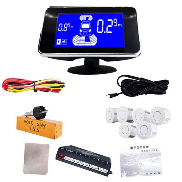 

4/6/8 sensors led display/ lcd display /buzzer 22mm car parking sensor kit reverse backup car parking radar monitor