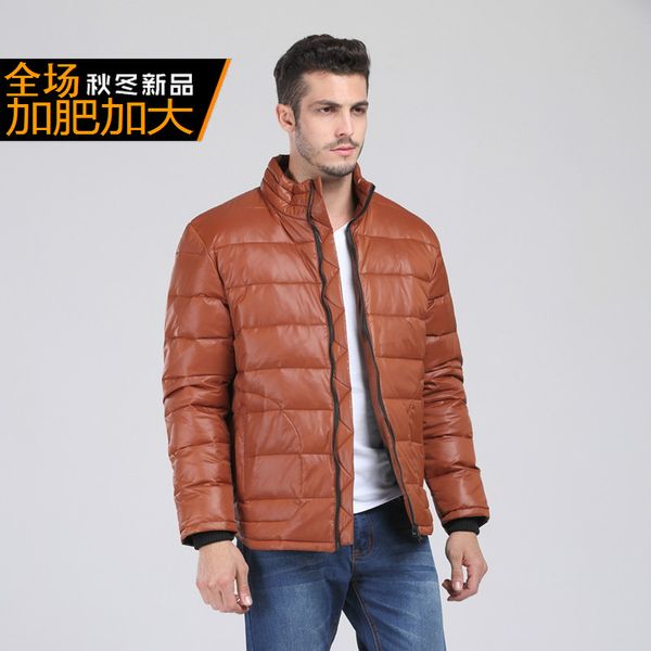 

2017 new arrival male winter stand collar jacket obese casual down coat plus size - 4xl5xl6xl 7xl 8xl 9xl 10xl 11xl 12xl 13xl, Black