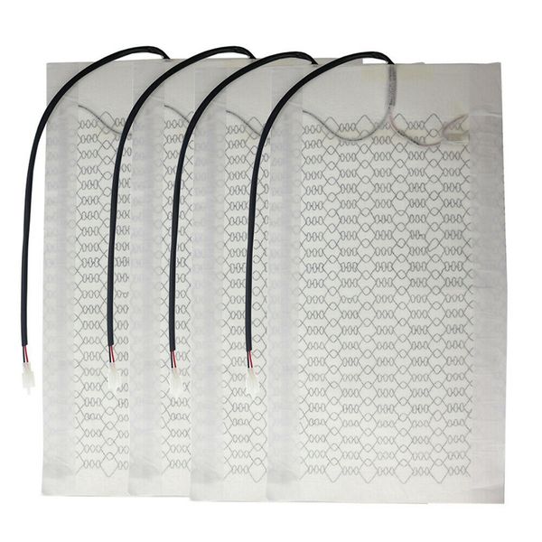 

2 seats 4 pad car carbon fiber seat heater 5 level switch heating elements seat cushion heated kit