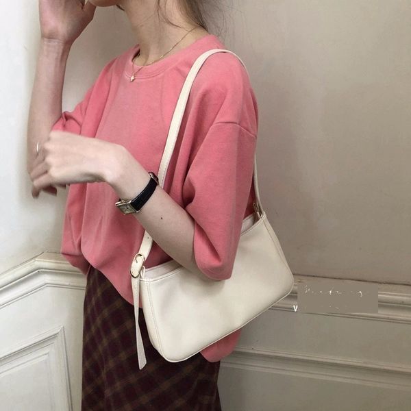 

new korean simple messenger bag soft pu leather handbags