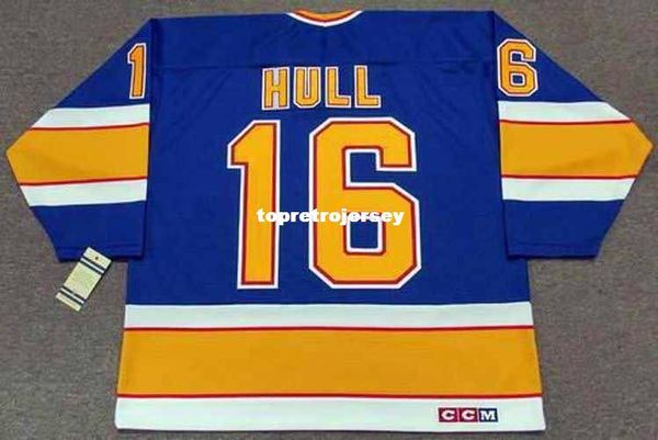 

wholesale mens brett hull st. louis blues 1993 ccm vintage retro hockey jersey, Black;red