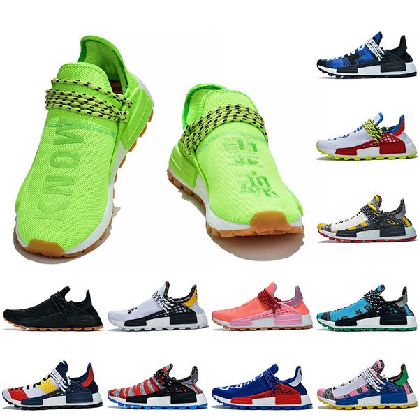 

fashion 3m reflective 2019 pharrell williams nmd human race women mens running shoes volt solar pack afro pack human races sports sneakers