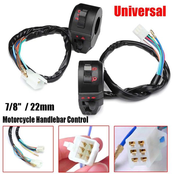 

7/8inch universal motorcycle handlebar switch left right side integrated switch control motorcycle accessories parts fittings