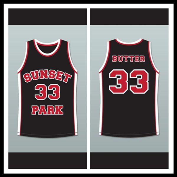 

Talent Harris Butter 33 Sunset Park Black Basketball Jersey Family men jersey High quality basketball uniform OK