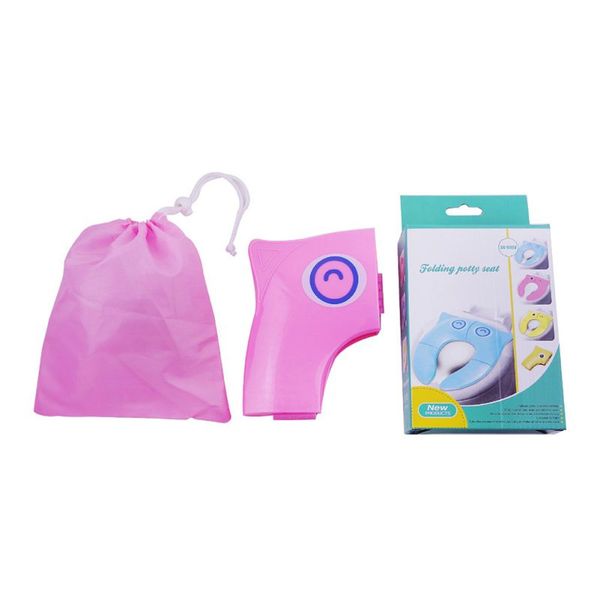 

kids non slip no falling travel folding portable potty training seat cartoon children's candy colored toilet seats