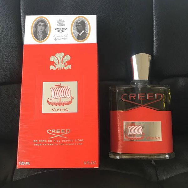 

new perfume creed viking cologne fragrance 120ml red perfume for men incense scent deodorant ing