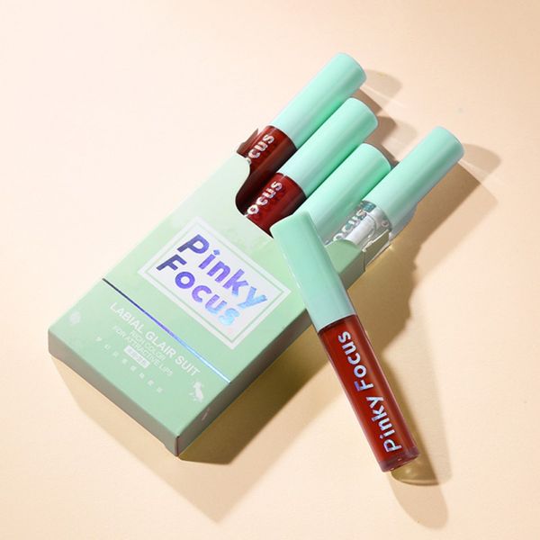 

4 colors velvet matte cigarette lipstick set lip lacqure long lasting waterproof easy to color lip glaze lips makeup