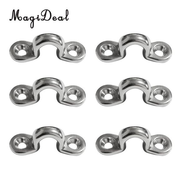 

magideal 6pcs scuba diving stainless steel marine pad eye for kayak canoe boat rigging