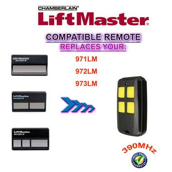 Diy Materials Liftmaster 971lm 390mhz Garage Door Remote Home