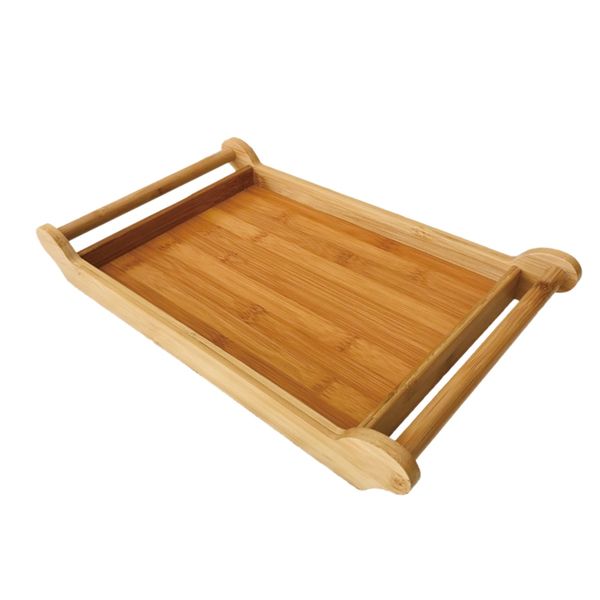 

tray serving tray with handles bamboo serving set for breakfast dinner coffee table